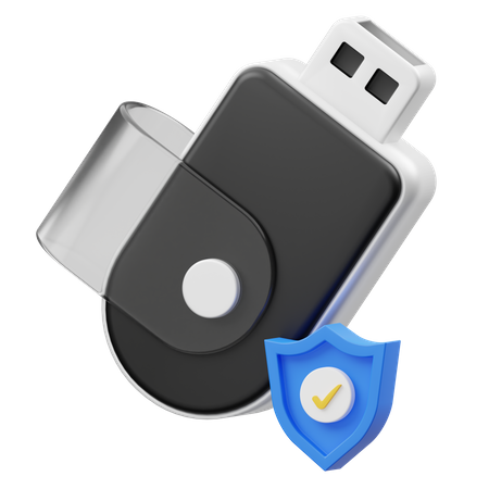 Flashdisk-Schutz  3D Icon