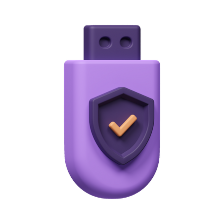 Flashdisk-Schutz  3D Icon