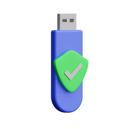 Flashdisk-Schutz  3D Icon