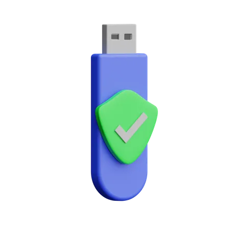 Flashdisk-Schutz  3D Icon