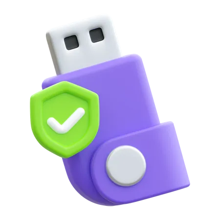 Flashdisk-Schutz  3D Icon