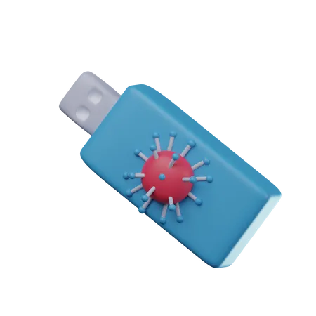 Flashdisk Virus  3D Icon