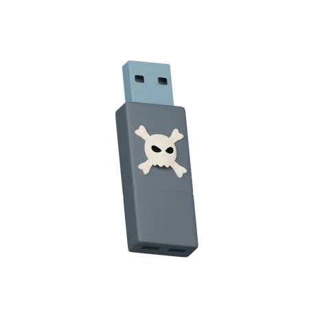 Flashdisk Virus  3D Icon