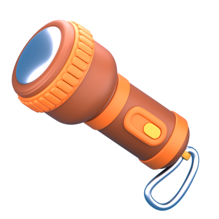 懐中電灯  3D Icon