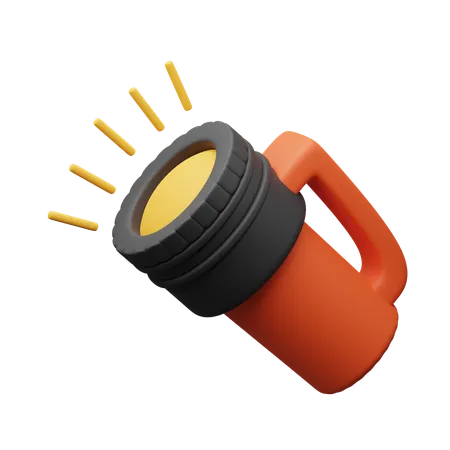 Flashlight  3D Icon