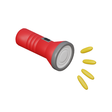 Flashlight  3D Icon