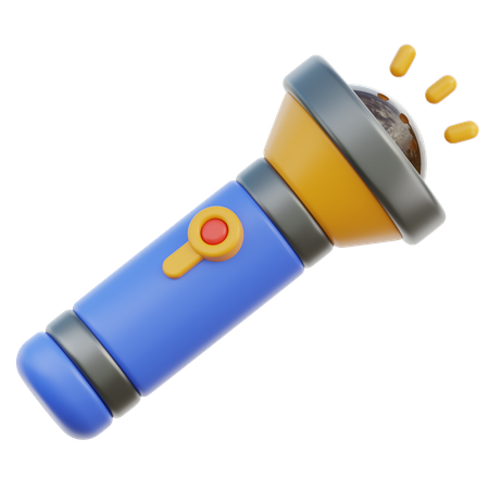 Flashlight  3D Icon