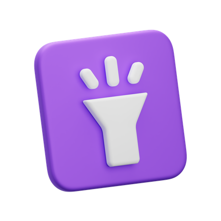 Flashlight  3D Icon