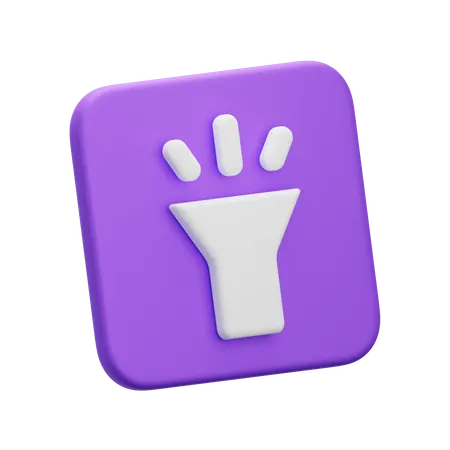 Flashlight  3D Icon