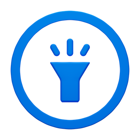 Flashlight  3D Icon