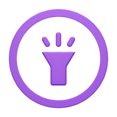 Flashlight  3D Icon