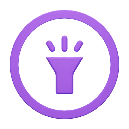 Flashlight  3D Icon