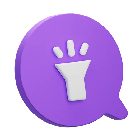 Flashlight  3D Icon
