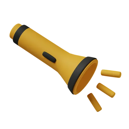 Flashlight  3D Icon