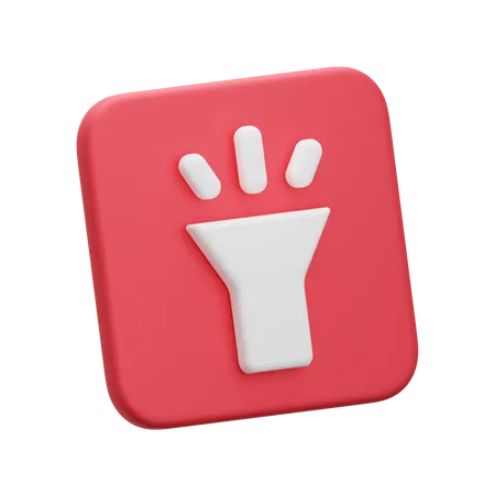 Flashlight  3D Icon