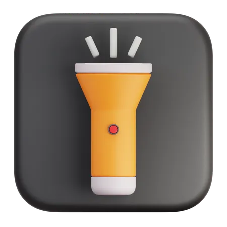 Flashlight  3D Icon