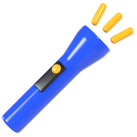 Flashlight  3D Icon