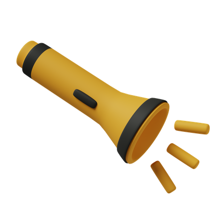 Flashlight  3D Icon