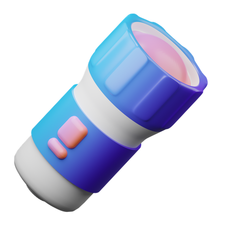 Flashlight  3D Illustration