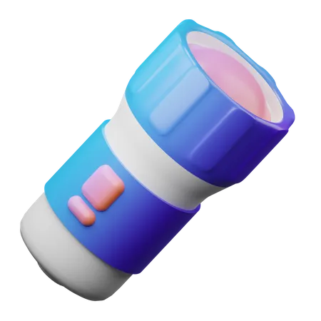 Flashlight  3D Illustration