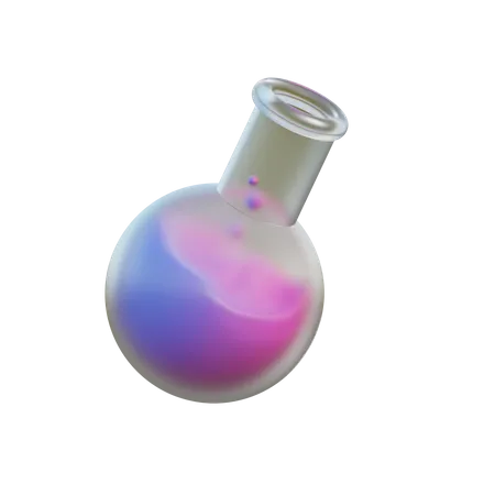 Flask  3D Illustration