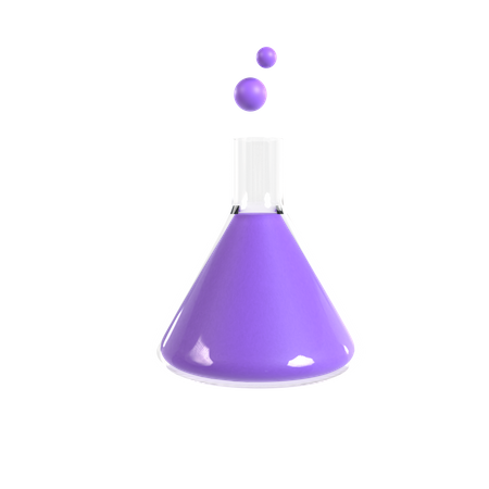 Flask  3D Illustration