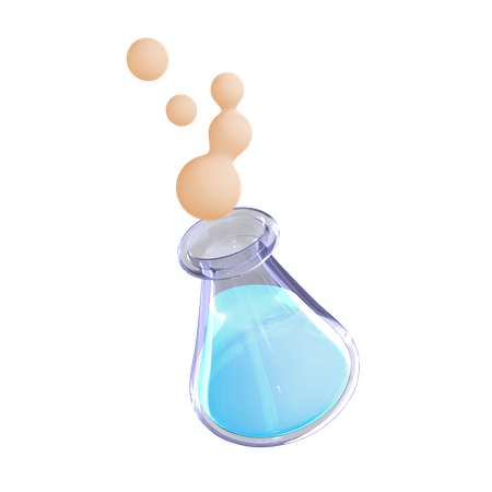 Flask  3D Illustration