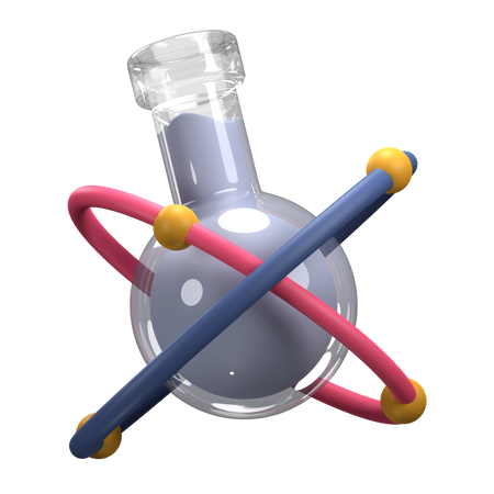 Flask  3D Illustration