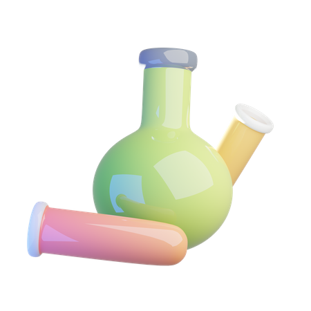 Flask 3D Icon