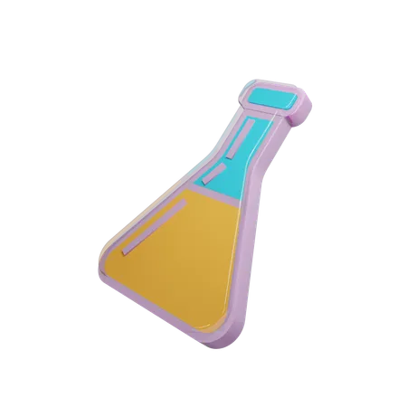 Flask Lab  3D Icon