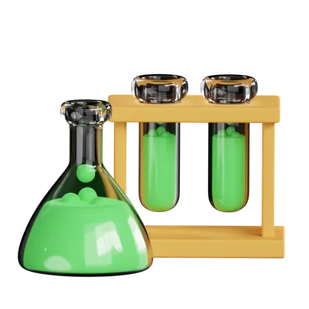 Flask Laboratory  3D Icon