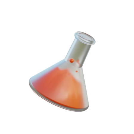 Flask Laboratory  3D Icon
