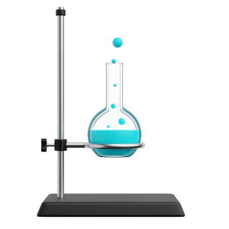 Flask Tube  3D Illustration