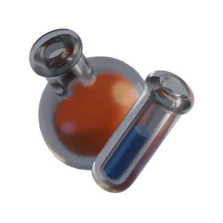 Flasks  3D Icon