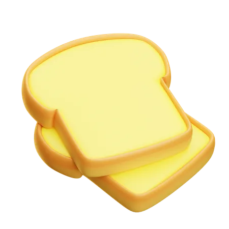 Flat Bread  3D Icon