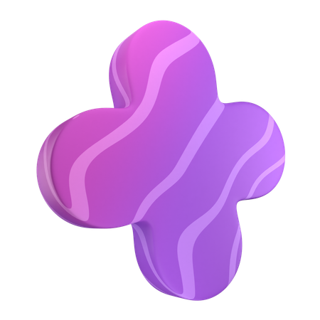 Flat Flower  3D Icon