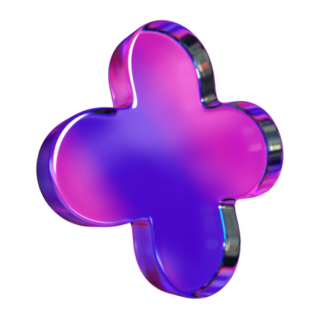 Flat Flower  3D Icon