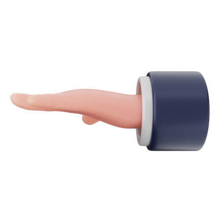 Flat Hand Gestures  3D Icon