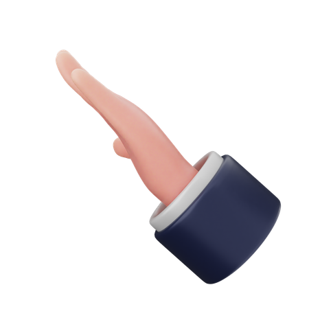 Flat Hand Gestures  3D Icon