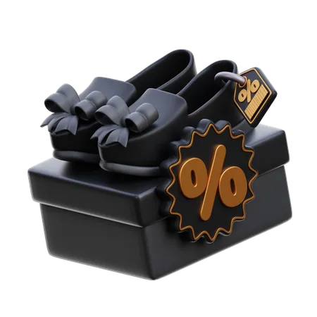 Flat Shoes Sale  3D Icon