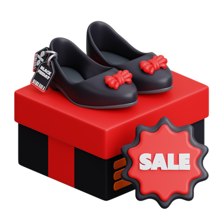 Flat Shoes Sale  3D Icon