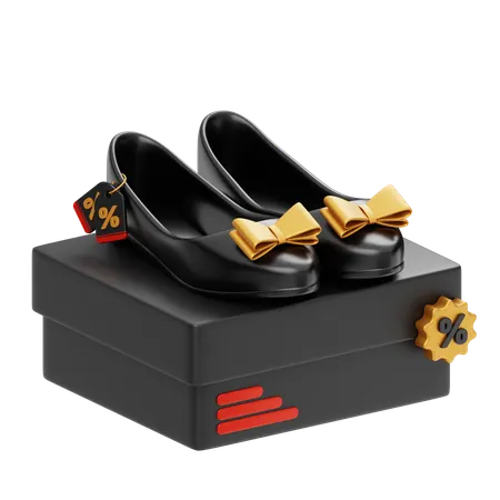 Flat Shoes Sale  3D Icon