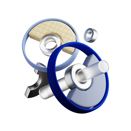 Flat Tyres  3D Icon