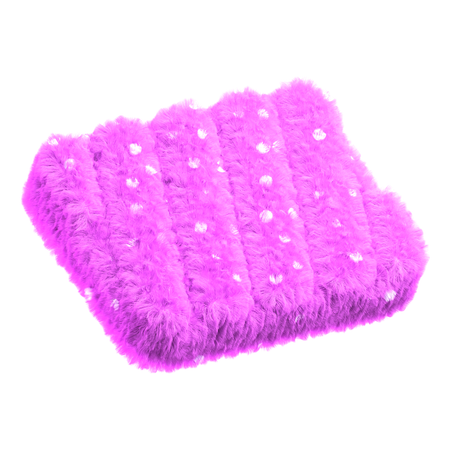 Flauschiges Kissen  3D Icon