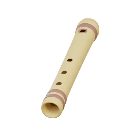 Flauta  3D Icon