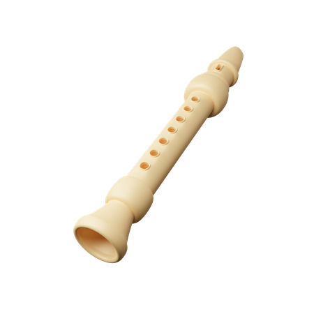 Flauta  3D Icon
