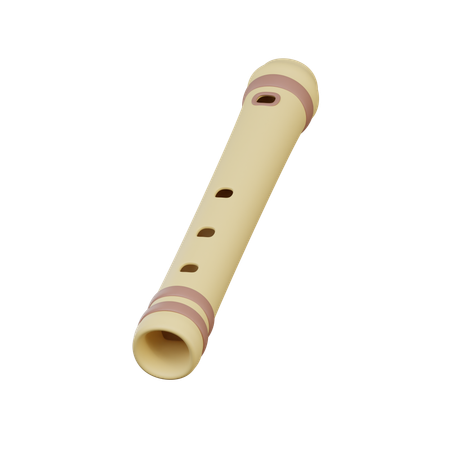 Flauta  3D Icon