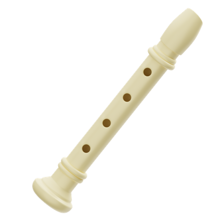 Flauta  3D Icon