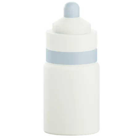 3 D Flavor Drops Bottle Mockup Illustration 3D Icon