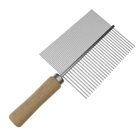 Flea Comb  3D Icon